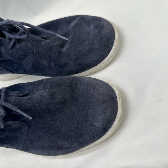 UGG Water Resistant Men's Freamon Blue Suede Boot Chukka Size 11.5 - Picture 6 of 9